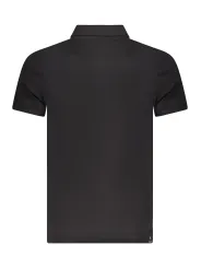 ACCADEMIA MILITARE Herren KURZARM-POLO Schwarz