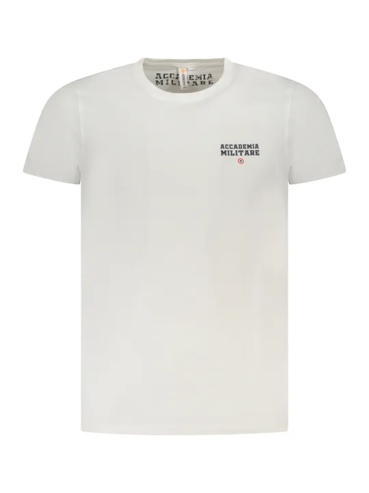 ACCADEMIA MILITARE Herren KURZARM-T-SHIRT Weiß