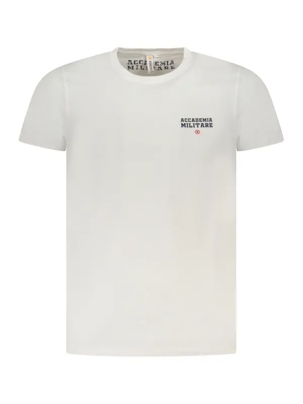 ACCADEMIA MILITARE Herren KURZARM-T-SHIRT Weiß