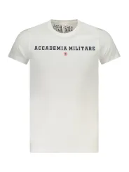 ACCADEMIA MILITARE Herren KURZARM-T-SHIRT Weiß