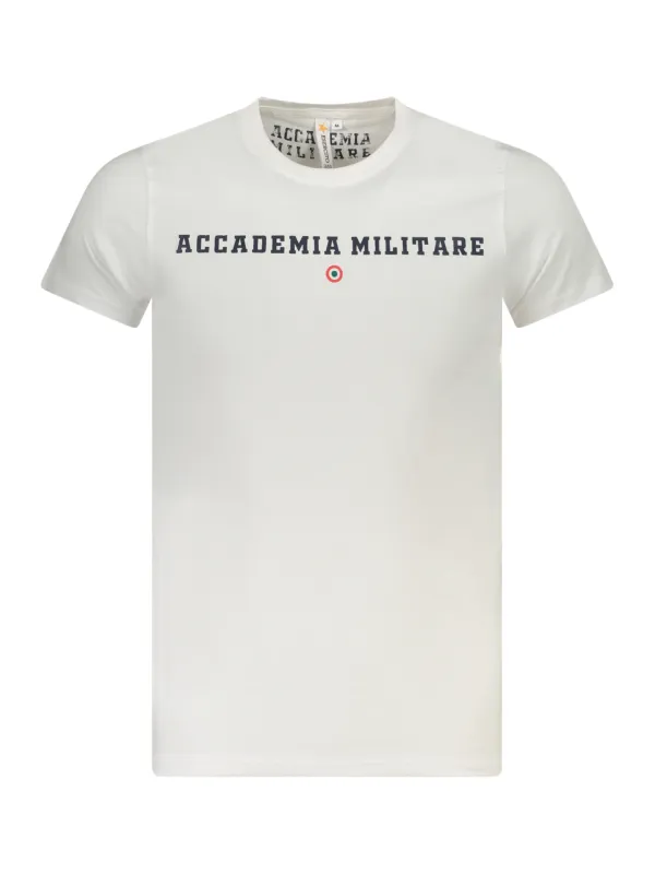 ACCADEMIA MILITARE Herren KURZARM-T-SHIRT Weiß