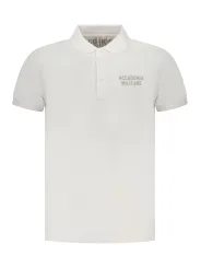 ACCADEMIA MILITARE Herren KURZARM-POLOSHIRT Weiß