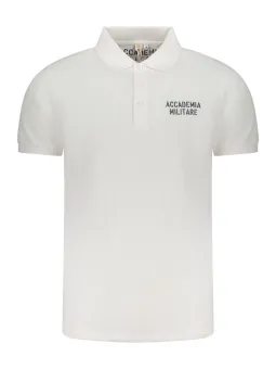 ACCADEMIA MILITARE Herren KURZARM-POLO Weiß | online kaufen