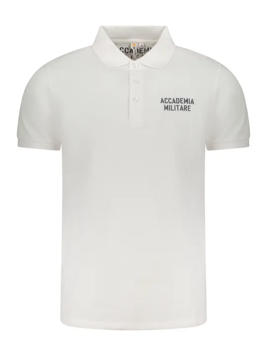 ACCADEMIA MILITARE Herren KURZARM-POLO Weiß | online kaufen