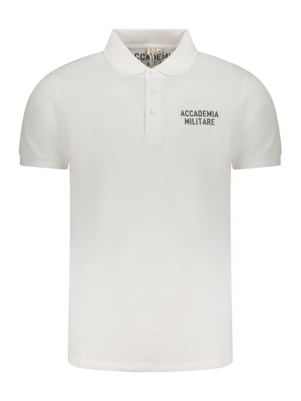 ACCADEMIA MILITARE Herren KURZARM-POLO Weiß | online kaufen