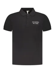 ACCADEMIA MILITARE Herren KURZARM-POLOSHIRT Schwarz