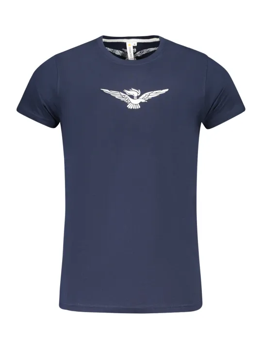 ACCADEMIA MILITARE Herren KURZARM-T-SHIRT Blau