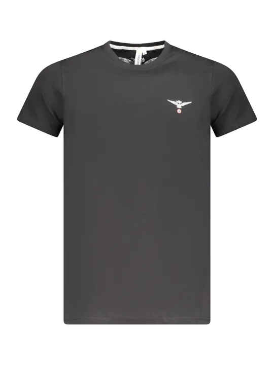 ACCADEMIA MILITARE Herren KURZARM-T-SHIRT Schwarz