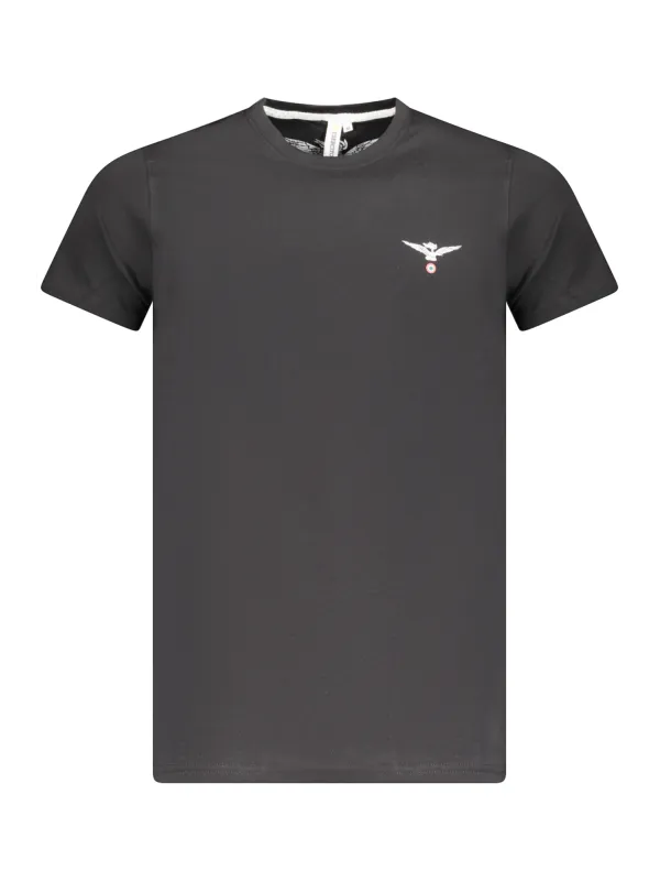 ACCADEMIA MILITARE Herren KURZARM-T-SHIRT Schwarz