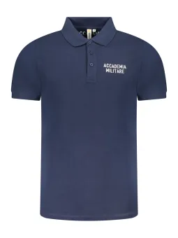 ACCADEMIA MILITARE Herren KURZARM-POLO Blau | online kaufen