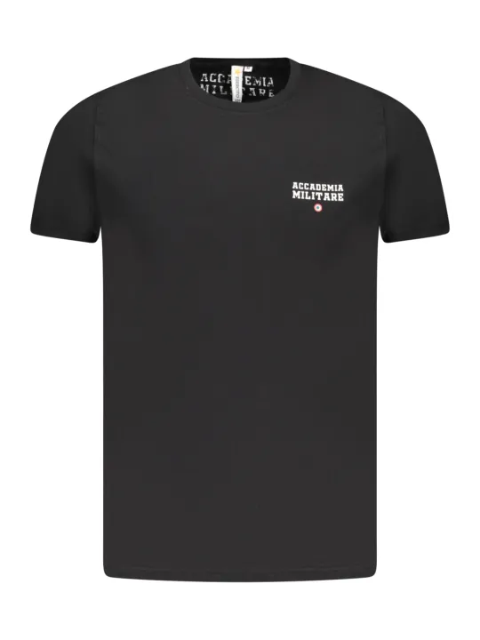 ACCADEMIA MILITARE Herren KURZARM-T-SHIRT Schwarz