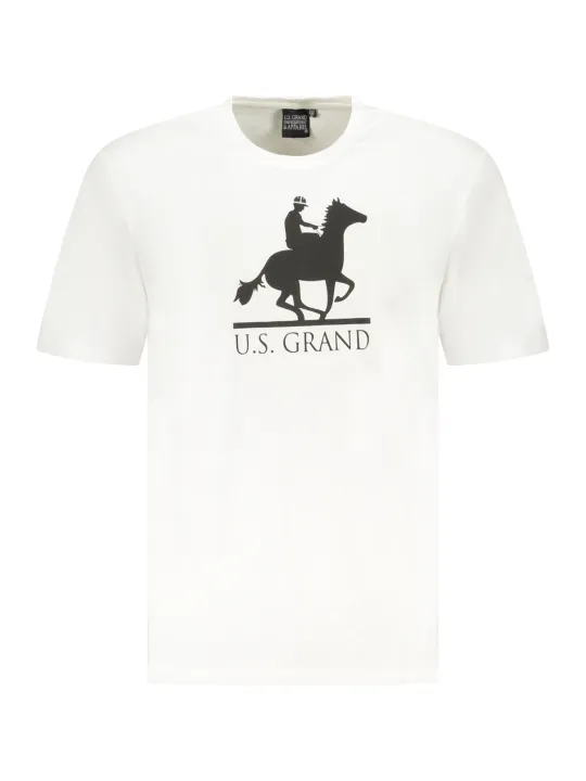 U.S. GRAND POLO Herren T-Shirt Weiß | online kaufen