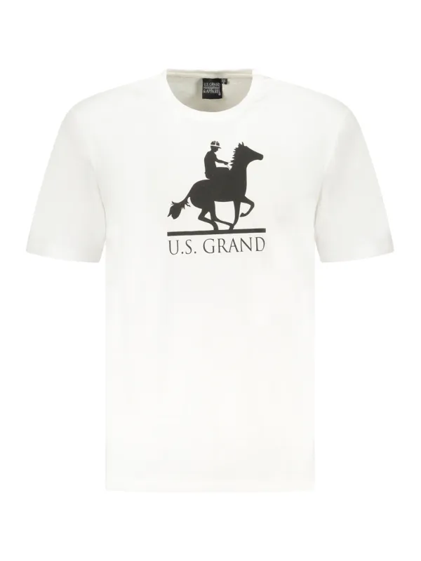 U.S. GRAND POLO Herren T-Shirt Weiß | online kaufen