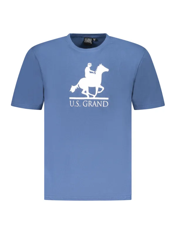 U.S. GRAND POLO Herren T-Shirt Blau | online kaufen