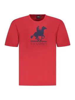 U.S. GRAND POLO Herren T-Shirt Rot mieten | Flex-Fashion