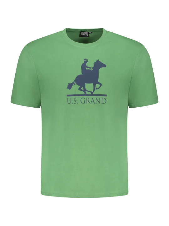 U.S. GRAND POLO Herren T-Shirt Grün | online kaufen