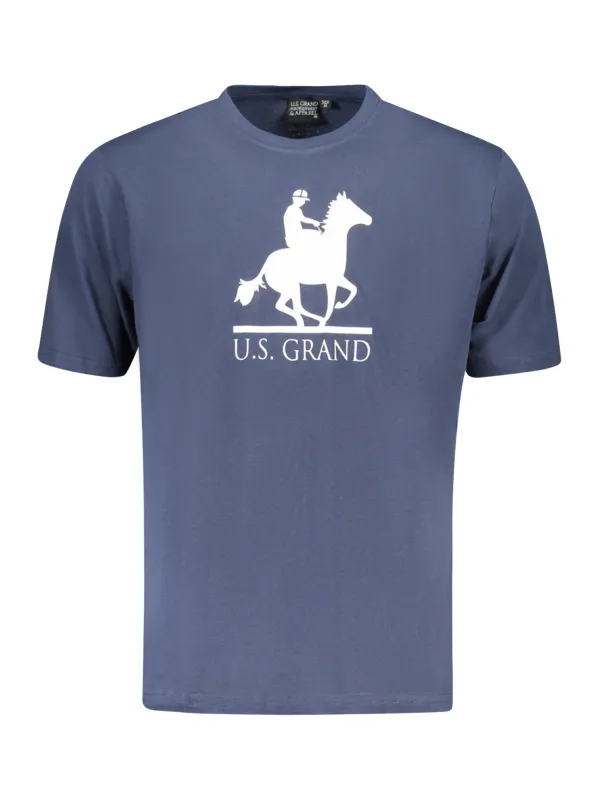 U.S. GRAND POLO Herren T-Shirt Blau | online kaufen