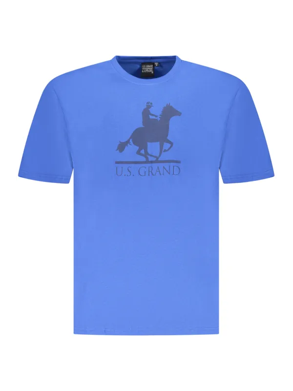 U.S. GRAND POLO Herren T-Shirt Blau | online kaufen