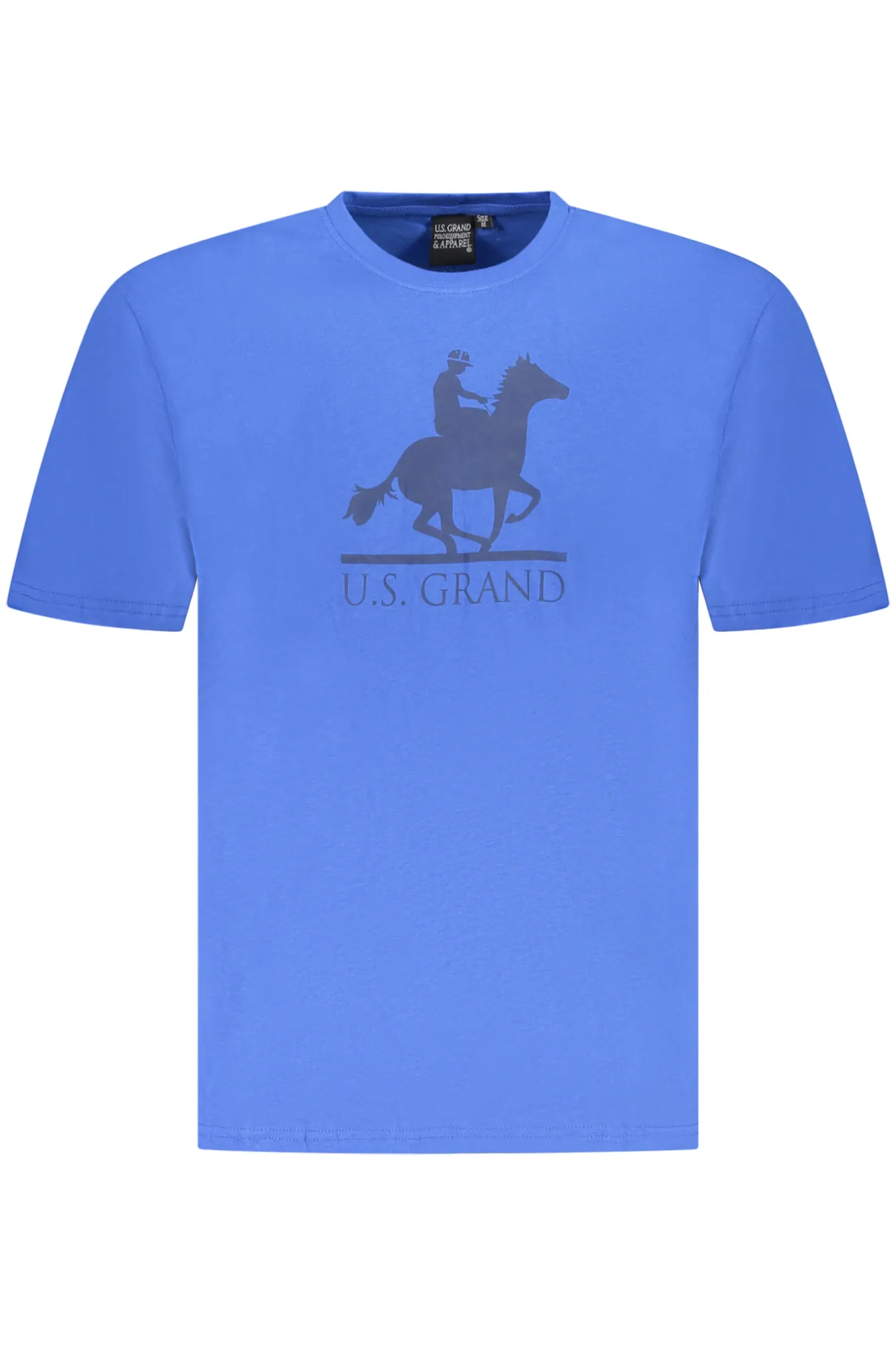 Herren T-Shirt Blau AU02646_BL3AZZUR