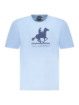 U.S. GRAND POLO Herren T-Shirt Hellblau | online kaufen