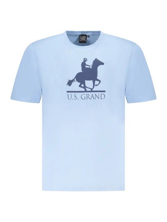 U.S. GRAND POLO Herren T-Shirt Hellblau | online kaufen