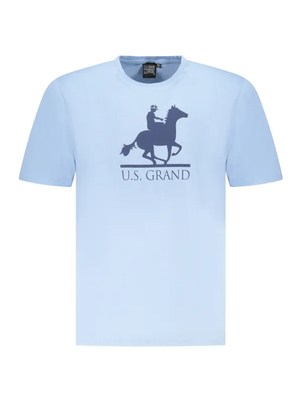 U.S. GRAND POLO Herren T-Shirt Hellblau | online kaufen