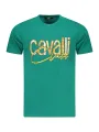 Cavalli Class Herren KURZARM-T-SHIRT Grün | online kaufen