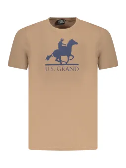 Braunes U.S. GRAND POLO Herren T-Shirt mieten | Flex-Fashion