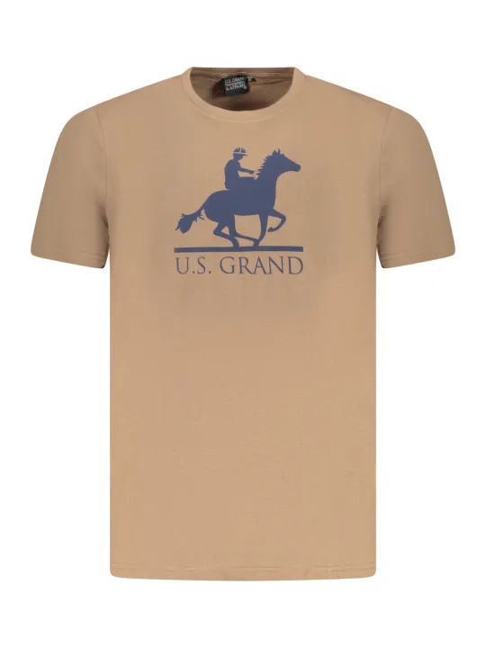 U.S. GRAND POLO Herren T-Shirt Braun | online kaufen