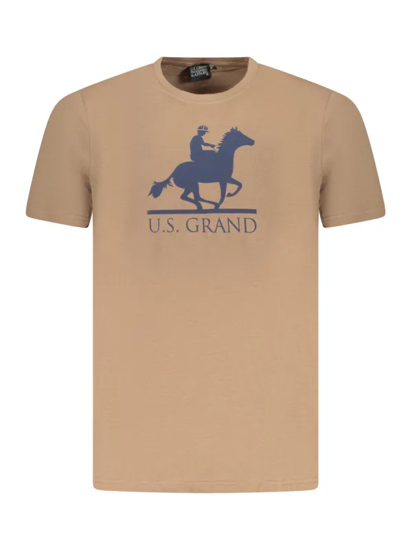U.S. GRAND POLO Herren T-Shirt Braun | online kaufen