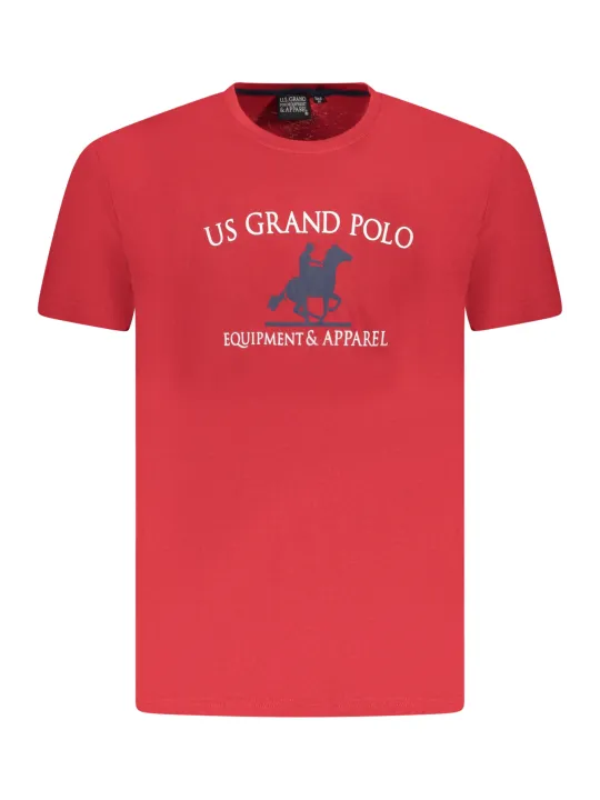 U.S. GRAND POLO Herren T-Shirt Rot | online kaufen