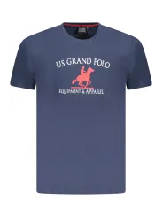 U.S. GRAND POLO Herren T-Shirt Blau | online kaufen