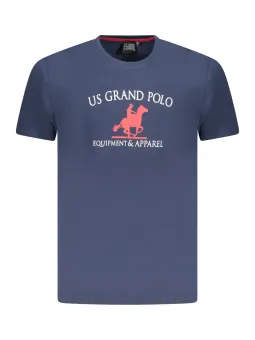 Miete U.S. GRAND POLO Herren T-Shirt Blau in Flex-Fashion