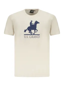 Mieten Sie Herren T-Shirt Beige von U.S. GRAND POLO | Flex-Fashion