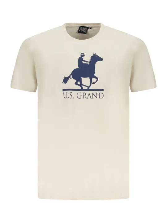 U.S. GRAND POLO Herren T-Shirt Beige | online kaufen