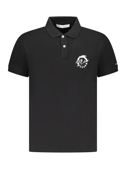 Trussardi Herren KURZARM-POLO Schwarz | online kaufen