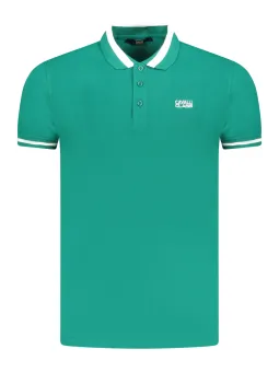 Mieten Sie Cavalli Class Herren Poloshirt in Grün bei Flex-Fashion