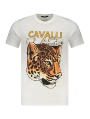 Cavalli Class Herren KURZARM-T-SHIRT Weiß | online kaufen