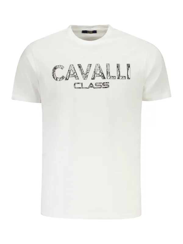 Cavalli Class Herren KURZARM-T-SHIRT Weiß | online kaufen
