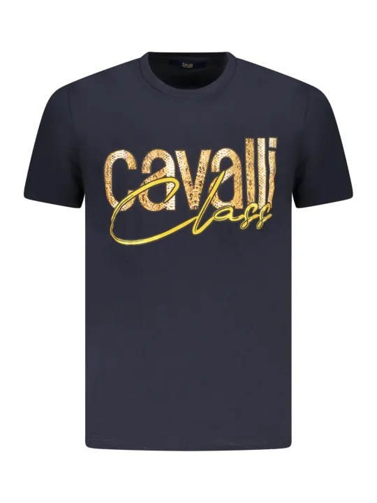 Cavalli Class Herren KURZARM-T-SHIRT Blau | online kaufen