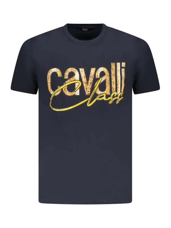 Cavalli Class Herren KURZARM-T-SHIRT Blau | online kaufen