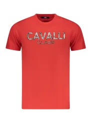 Cavalli Class Herren KURZARM-T-SHIRT Rot | online kaufen
