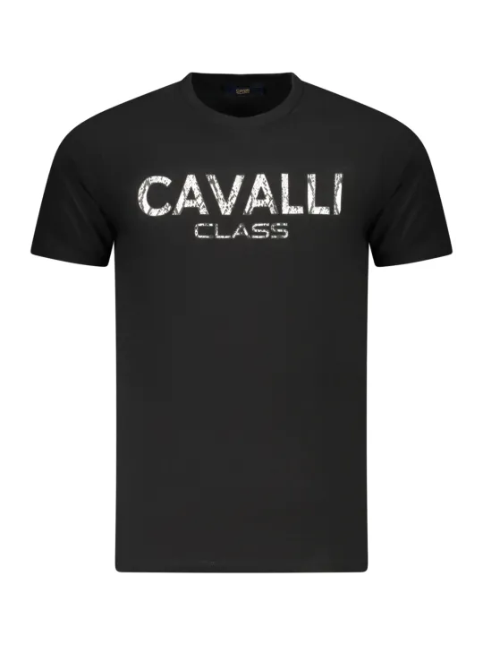 Cavalli Class Herren KURZARM-T-SHIRT Schwarz | online kaufen