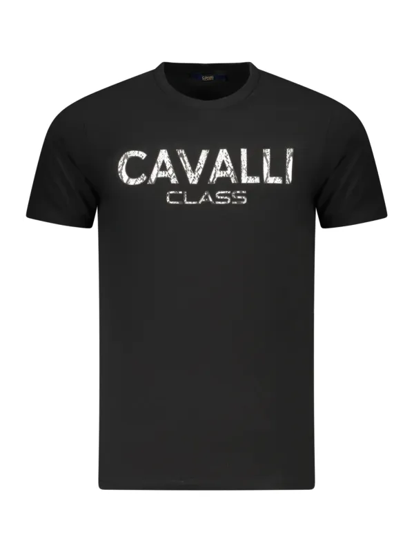 Cavalli Class Herren KURZARM-T-SHIRT Schwarz | online kaufen