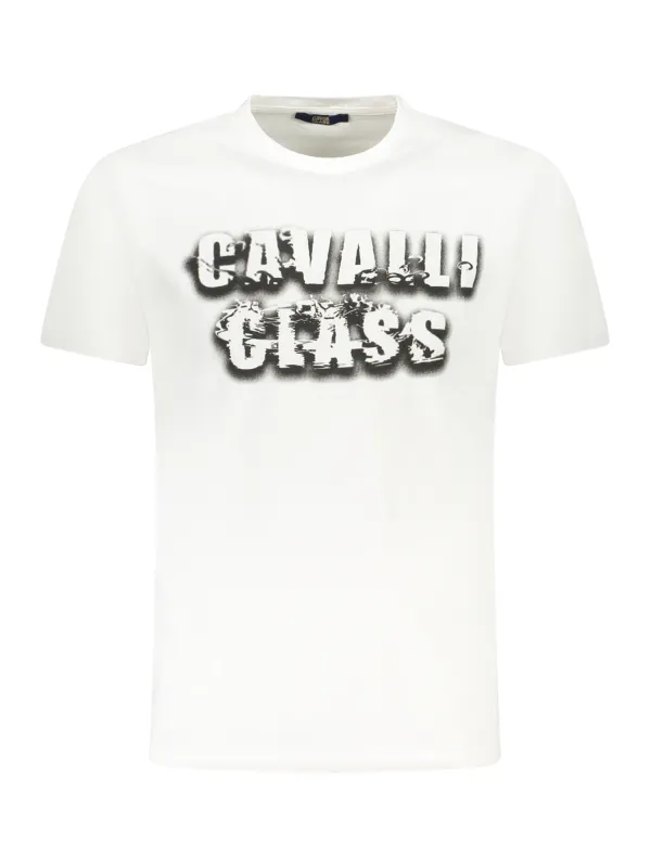 Cavalli Class Herren KURZARM-T-SHIRT Weiß | online kaufen
