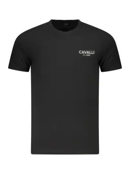 Cavalli Class Herren KURZARM-T-SHIRT Schwarz | online kaufen