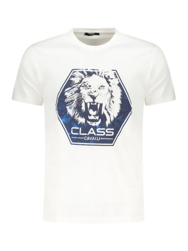 Cavalli Class Herren KURZARM-T-SHIRT Weiß | online kaufen