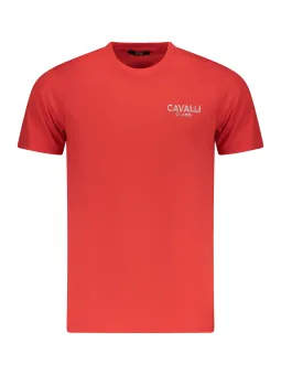 Cavalli Class Herren KURZARM-T-SHIRT Rot | online kaufen