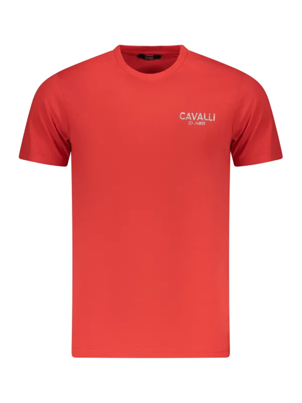 Cavalli Class Herren KURZARM-T-SHIRT Rot | online kaufen