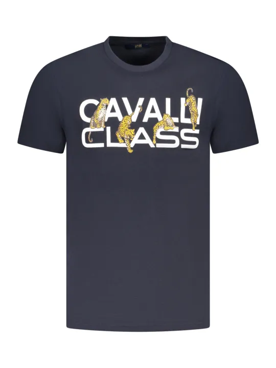 Cavalli Class Herren KURZARM-T-SHIRT Blau | online kaufen